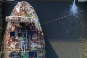 Work on Brazil's first dismantling of a Petrobras platform starts a year late