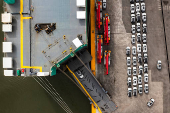 China's BYD electric cars disembarks in Brazil