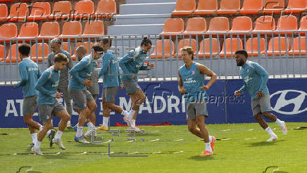 Entrenamiento del Atlético de Madrid