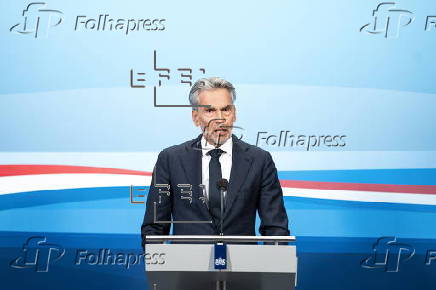 Dutch Prime Minister Dick Schoof speaks to the press after the Council of Ministers
