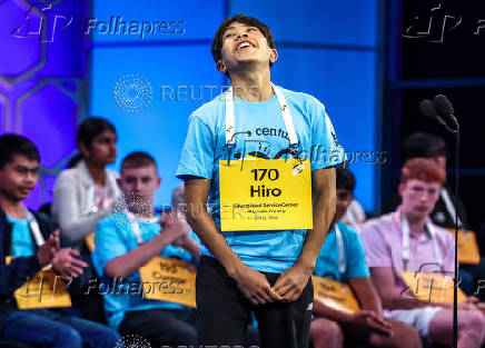 Student Spellers compete in the opening rounds of the annual Scripps National Spelling Bee in Maryland