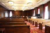 Inside a federal courtroom similar to the room where the  trial of Sean (P. Diddy) Combs is being held in Federal District court in Manhattan