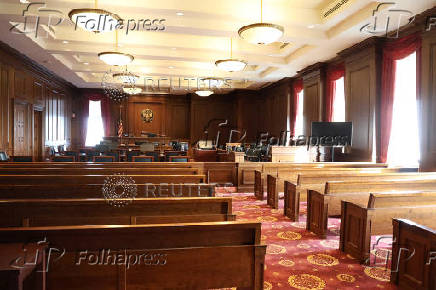 Inside a federal courtroom similar to the room where the  trial of Sean (P. Diddy) Combs is being held in Federal District court in Manhattan