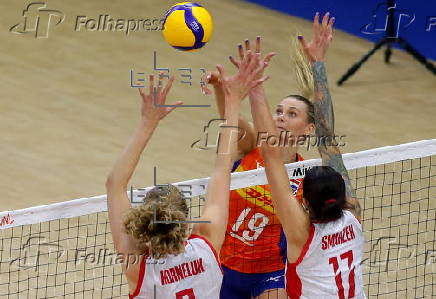 FIVB Volleyball Women's Nations League - Netherlands vs Poland
