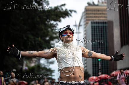 Parada LGBT na avenida Paulista