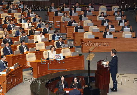South Korean President Lee Jae Myung presents second supplementary budget proposal at National Assembly