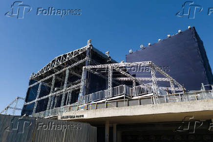 Estrutura do prime rock brasil começa a ser montada no mineirão