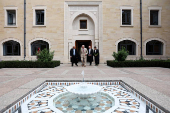 Britain's King Charles visits Oxford Centre for Islamic Studies in Oxford