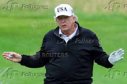 U.S. President Trump visits Scotland