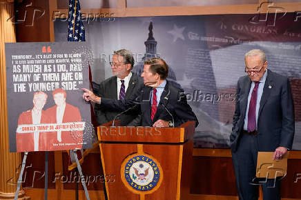U.S. Senate Democrats compel the Trump administration to release files on disgraced financier and sex offender Jeffrey Epstein