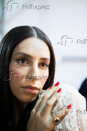 A estilista e modelo Lea T