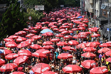 Daniela Mercury no Bloco Pipoca da Rainha, na rua da Consolação