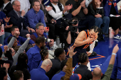 NBA: Playoffs-Detroit Pistons at New York Knicks