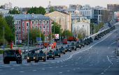Rehearsal for Victory Day parade in Moscow