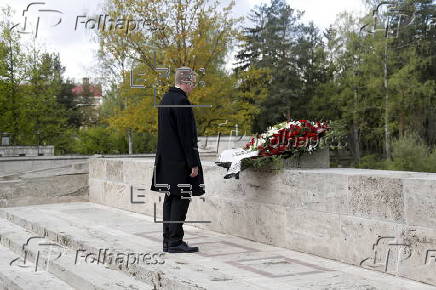 Ceremony in Riga marks 80th anniversary of the end of World War II