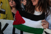 Protesters rally in Athens demanding 'Food for Gaza', amid the ongoing conflict between Israel and Hamas
