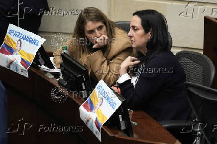 Debate on a labor reform proposed by Colombian President Gustavo Petro's government, in Bogota