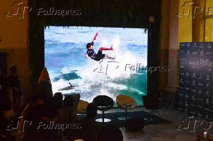 Coletiva de imprensa sobre a etapa brasileira da WSL Championship Tour (CT)