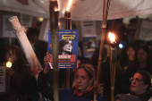 Teachers and students march in Buenos Aires for public education