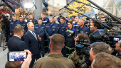 Russian President Vladimir Putin visits the Magnitogorsk Iron and Steel Works