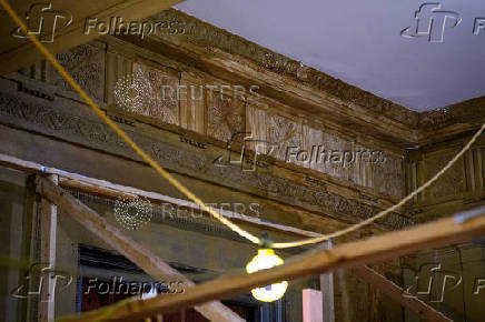 Inside the renovation of the federal reserve building, in Washington, D.C
