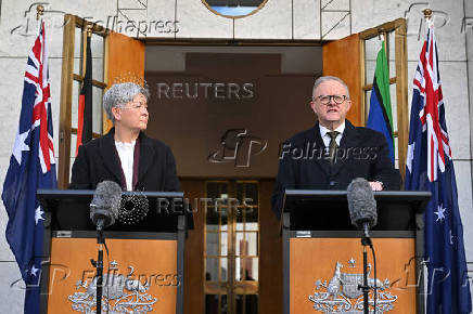 Australian Prime Minister Albanese says Australia will recognise a Palestinian state at UN general assembly