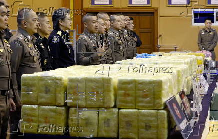 Thai authorities seized large quantity of drugs under Prime Minister?s drug problem-solving policy