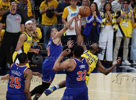 NBA: Playoffs-New York Knicks at Indiana Pacers