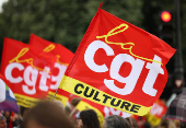 Demonstration against pension reform in Paris