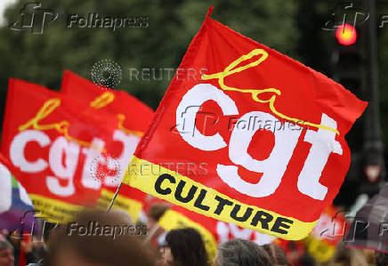 Demonstration against pension reform in Paris