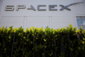 SpaceX headquarters is shown in Hawthorne, California