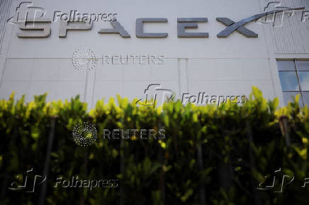 SpaceX headquarters is shown in Hawthorne, California