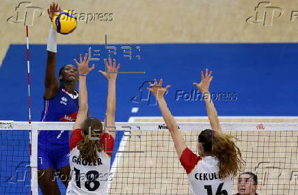 FIVB Volleyball Women's Nations League - France vs Germany