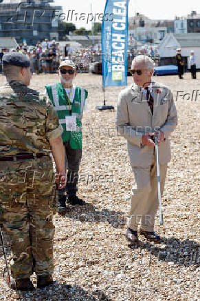 Britain's King Charles visits Deal