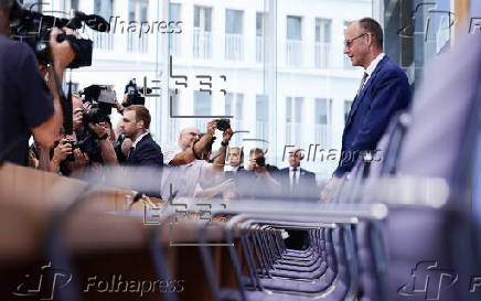 German chancellor's annual summer press conference in Berlin