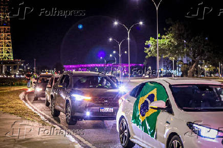 Carreata pró Bolsonaro em Brasília-DF