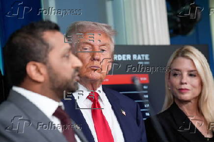 US President Donald Trump addresses the media at the White House