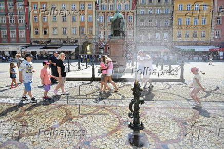 Heatwave in Wroclaw