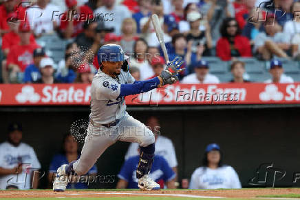 MLB: Los Angeles Dodgers at Los Angeles Angels