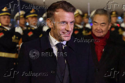 French President Macron visits China