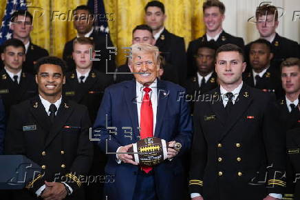 Donald Trump welcomes the Navy Midshipmen - Washington