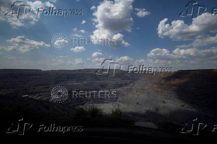 Iron ore open pit mine in Kryvyi Rih