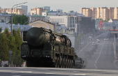Rehearsal for Victory Day parade in Moscow