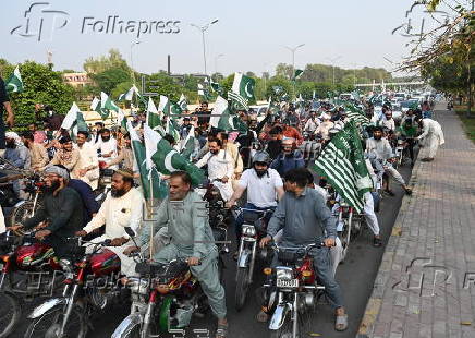 Protesters rally in Islamabad after India's missile strikes in Pakistan