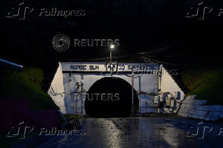 Romania's Praid salt mine is at risk of collapse after the rains of the last few days and the large amount of water accumulated on the slopes