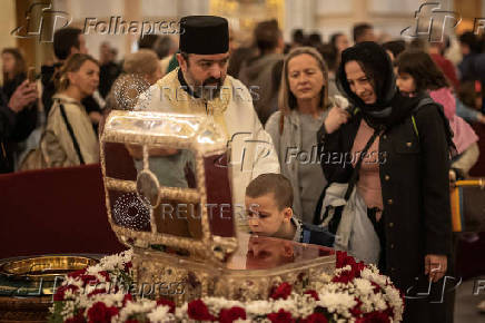 Serbian Orthodox Church marks the Ascension of Jesus in Belgrade