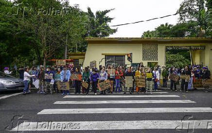Protesto em São José dos Campos contra o PL da Devastação