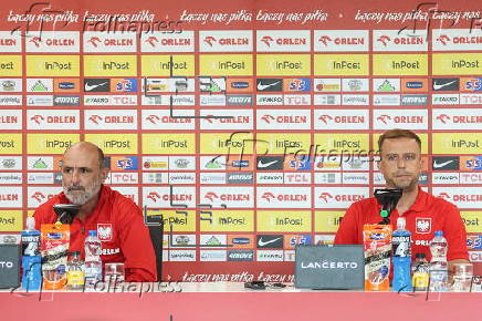 Soccer friendly international - Poland's press conference