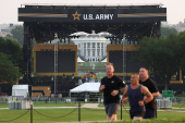 Preparations for the U.S. Army 250th anniversary parade