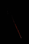Missiles launched from Iran are seen from Tubas